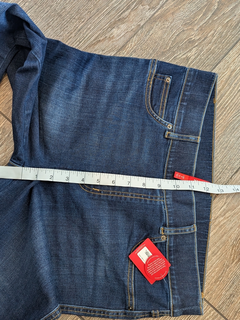 SPANX Shape Flare Jeans New With Tags Size Large Midnight Indigo - Picture 12 of 13